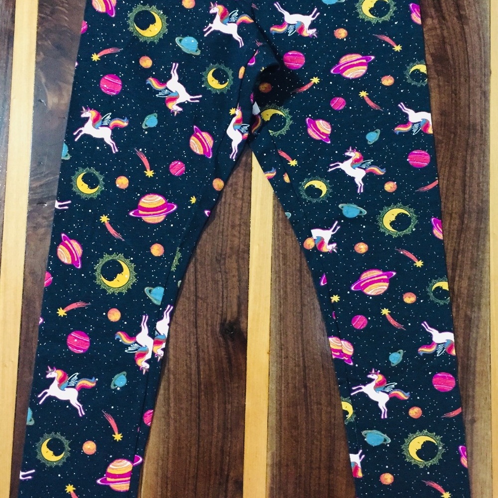 NEW Wonder Nation Girls Black fantasy leggings